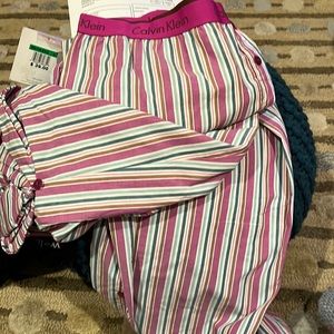Calvin Klein size large sleep wear pants